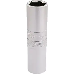 Draper 1/2" Square Drive 6 Point Metric Deep Socket 16mm 16648