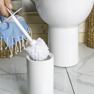 Harbour Housewares - Ceramic Toilet Brush - White