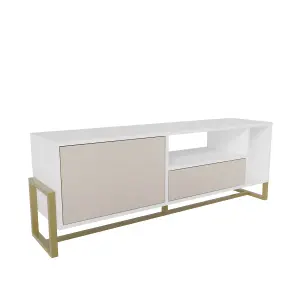 Decorotika - Utopia TV Stand TV Unit TV Cabinet with Shelves and One Cabinet