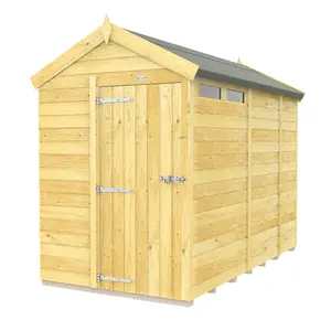 DIY Sheds 5x9 Apex Security Shed - Single Door