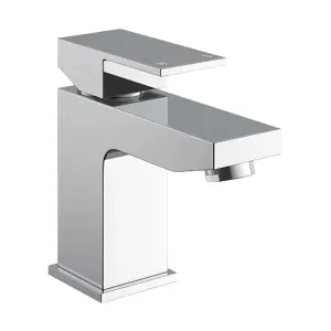 Luxury Modern Standard Sleek Mono Basin Mixer - Chrome