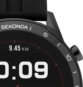 Sekonda Active Black Silicone Strap Smart Watch