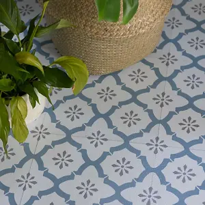 Floor Pops Alfama Self Adhesive Vinyl Floor Tiles Pack of 10 (0.93sqm)