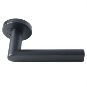 Serozzetta Latch Door Handle (Set of 2) Matt Black