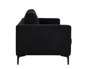 Bolero Sofa , 3,seater , Black fabric