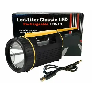 Clulite LED-Liter Classic - LED-13C - LED Rechargeable Torch - 500m Beam