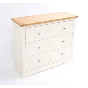 Castelli 6 Drawer Chest of Drawers Chrome Knob