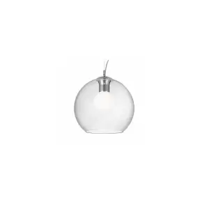 Luminosa Nemo Medium Globe Ceiling Pendant Clear, E27