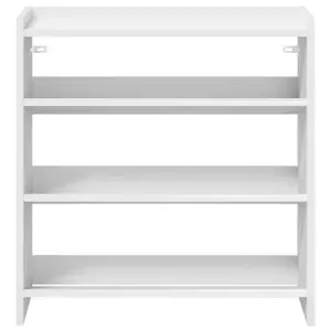 Berkfield Shoe Rack White 60x25x62 cm Engineered Wood