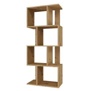 4P Fiesta Freestanding Bookcase Artisan Oak