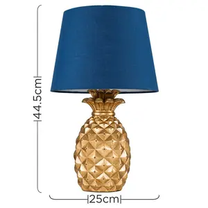 Lupine Table Lamp Navy Blue