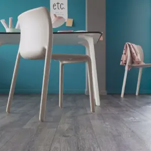 Grey Wood Effect Flooring, Contract Commercial Heavy-Duty Vinyl Flooring with 3.8mm Thickness-11m(36'1") X 3m(9'9")-33m²