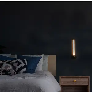 MagLight Magnetic Rotatable Motion LED Light, Wooden Wireless USB Rechargeable Night Light