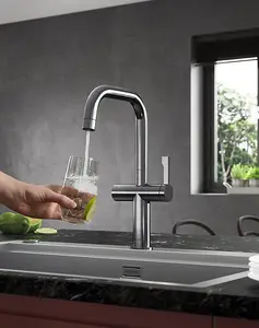 Clearwater Mariner Kitchen Filter Tap Filtered Water & Cold & Hot Brushed Nickel PVD - MAL10BN