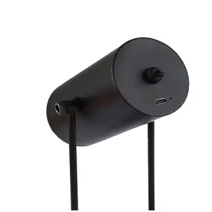 Modern Matte Black Adjustable Tiltable Rechargeable LED Table/Desk/Floor Lamp