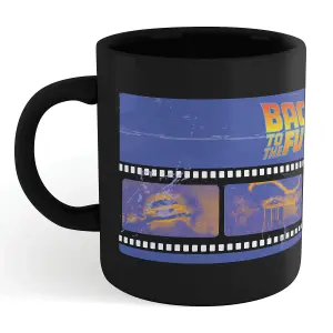 Official Back To The Future Film Reel Mug - Black 100% Ceramic, Dishwasher Safe