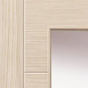 Tigris Ivory Glazed Laminate Internal Door