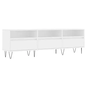 Berkfield TV Cabinet White 150x30x44.5 cm Engineered Wood