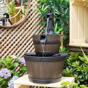 Kelkay Whiskey Bowls Mains Plugin Powered Water Feature