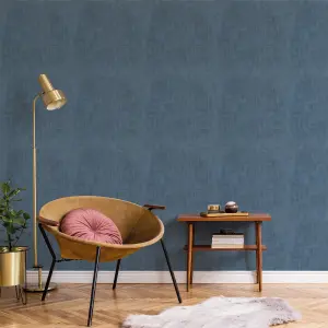 Galerie Botanica Blue Bali Plain Smooth Wallpaper