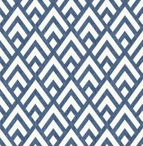 NuWallpaper NU3672 Kanoko Peel & Stick Wallpaper, Navy & White