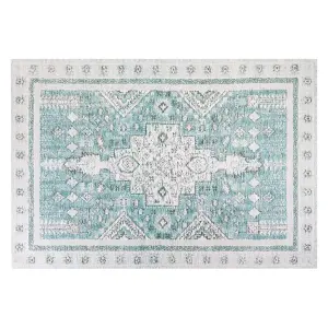 Cotton Area Rug 160 x 230 cm Mint Green FULLA