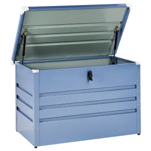 Beliani Storage Box Blue CEBROSA