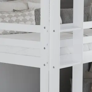 Birlea Tressa Triple Bunk Bed In White