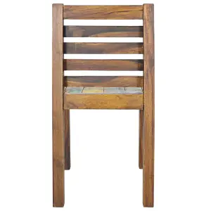 Berkfield Dining Chairs 2 pcs Solid Reclaimed Wood