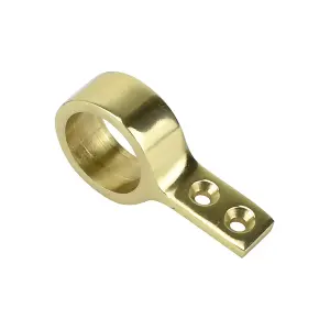 Sash Heritage Vertical Ring Sash Lift - Polished Brass