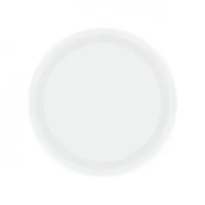 Amscan Paper Plain Disposable Plates (Pack of 8) Frosty White (One Size)