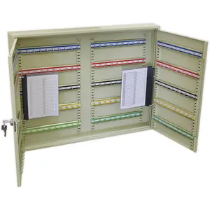 Durable Wall Mounted Key Cabinet Safe for 200 Keys - Secure Storage Solution