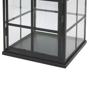 Beliani Scandinavian Lantern BINTAN Metal Black