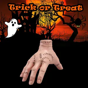 Halloween Severed Hand Decoration Halloween Party, Trick or Treat 13.5cm White