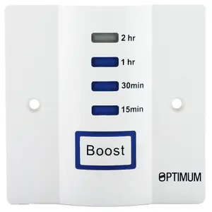 Optimum Electronic Boost Timer Universal 15 Mins - 2 Hour Immersion Heater Energy Saving