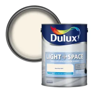 Dulux Light + Space Morning Light Matt Wall paint, 5L