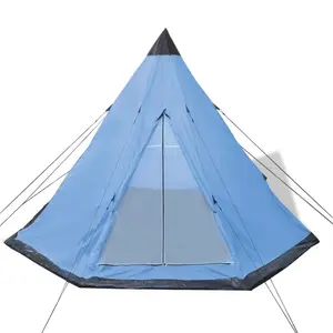 4 Person Tent Blue