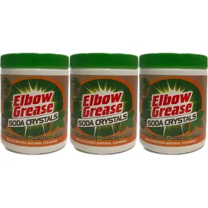 Elbow Grease Soda Crystals 500GM x 3