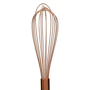 Canora Grey Dixon Stainless Steel Whisk Rose Gold / 8cm H x 39cm W