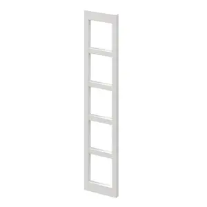 GoodHome Alpinia White Wine rack fascia, (H)715mm (W)147mm