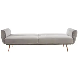 Interiors by Premier Hatton Grey Velvet Sofa Bed