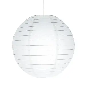 GoodHome Raqis White Pendant Light shade (D)28cm