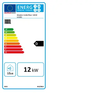 Heatrae Sadia Amptec U1201 12kW Electric Boiler Underfloor 95022105