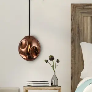 Rowlands 1 - Light Unique/Statement Pendant Rose Gold