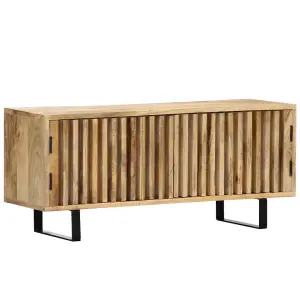 vidaXL TV Cabinet 90x30x40 cm Solid Mango Wood