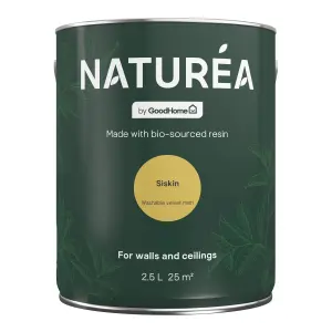 GoodHome Naturéa Siskin Velvet matt Wall paint, 2.5L