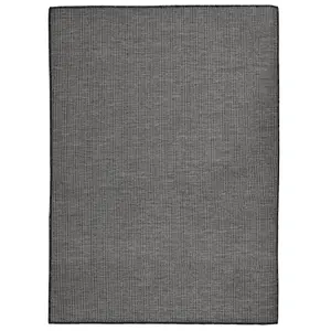 Berkfield Outdoor Flatweave Rug 200x280 cm Grey