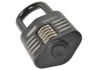 Squire CP60/2.5 Combination Padlock 5-Wheel 60mm Extra Long Shackle 63mm