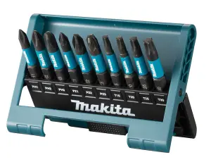 Makita E-12011 10 Piece Black Impact Driver Impact Screwdriver Bit Set Pozi 50mm