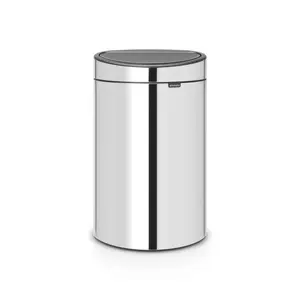 Brabantia Touch Bin Brilliant Steel / 40 L